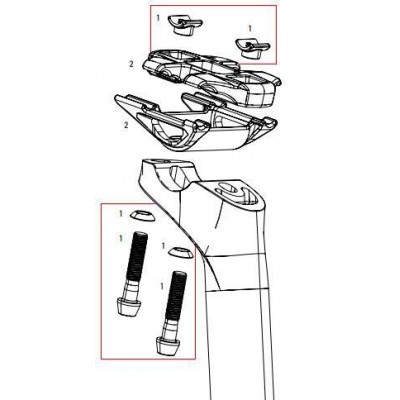 Сервисные запчасти ZIPP SP SCSL B1 BOLT KIT TI