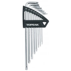 Набор отверток Topeak Torx Set T7 / T9 / T10 / T15 / T20 / T25 / T27 / T30, Г-обр., сталь CroV