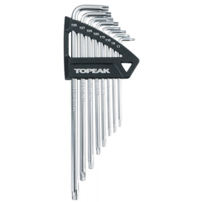 Набор отверток Topeak Torx Set T7 / T9 / T10 / T15 / T20 / T25 / T27 / T30, Г-обр., сталь CroV