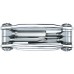Мультитул LEZYNE STAINLESS - 4, серебристый, Алюминиевые ручки, биты из нержавеющей стали