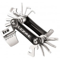 Мультитул LEZYNE RAP - 20, черный, Алюминиевые ручки, биты из нержавеющей стали, выжимка цепи