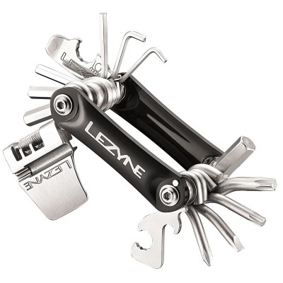 Мультитул LEZYNE RAP - 20, черный, Алюминиевые ручки, биты из нержавеющей стали, выжимка цепи