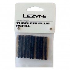 Ремкомплект для бескамерок LEZYNE TUBELESS PLUG RERILL-10 Черный TUBELESS PLUG RERILL-10