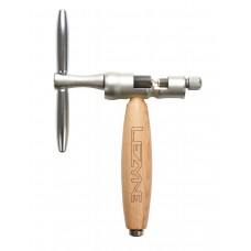 Выжимка цепи LEZYNE CLASSIC CHAIN DRIVE CLASSIC CHAIN-BREAKER TOOL, WOOD HANDLE 8/9/10/11spd, H/T CRMO, REPLACE. BREAKER PIN (1XSPARE INCLUDE.), 4 INTEG. SPOKE W.