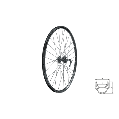 Колесо переднее KLS Draft DSC 28/29 "черный Колесо переднее KLS Draft DSC 28/29 "черный