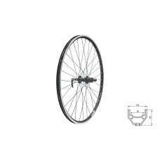Колесо заднее KLS Draft 27.5 "черный