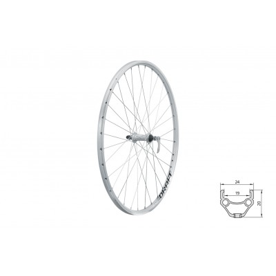 Колесо переднее KLS DRAFT 28/29 "серебристый Колесо переднее KLS DRAFT 28/29 "серебристый