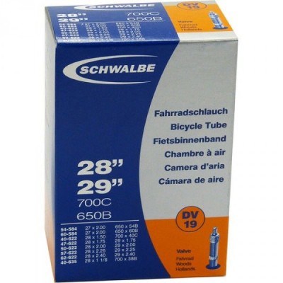 Камера Schwalbe 27,5"-29" (40/62-584/635) DV19 40мм IB