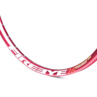 Обод FireEye Excelerant 26 "32 отверстия под диск красный