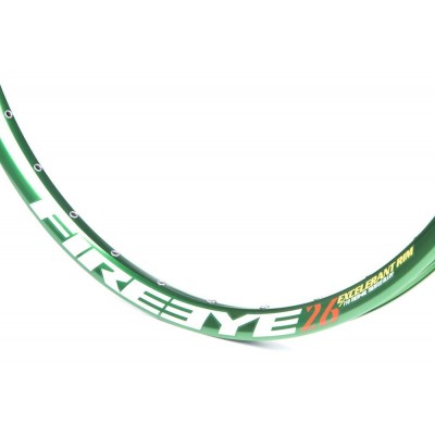 Обод FireEye Excelerant 26 "32 отверстия под диск зеленый