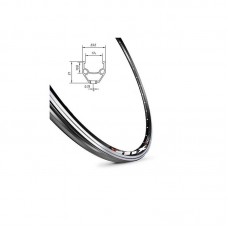 Обод Mach1 MX 27.5" 36отв. V-brake, черный