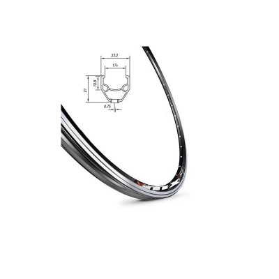 Обод Mach1 MX 27.5" 36отв. V-brake, черный Обод Mach1 MX 27.5" 36отв. V-brake, черный