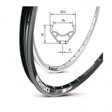 Обод Mach1 250 DISC 700C 36 отв для диск. торм, черный, AV, 520гр