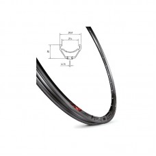 Обод Mach1 5.20 27,5" 32 отв, для диск. торм, пистон, черный, FV/Presta