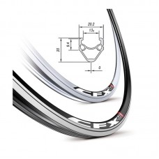 Обод Mach1 CFX 700C 36 отв черный, FV/Presta, 440гр