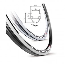 Обод Mach1 MX 26" V-brake 32 отв черный, AV