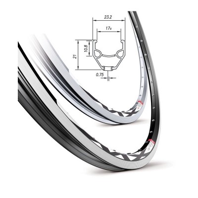Обод Mach1 MX 26" V-brake 32 отв черный, AV Обод Mach1 MX 26" V-brake 32 отв черный, AV