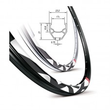 Обод Mach1 MX DISC 26" 32 отв, для диск. торм, черный, AV 520гр.