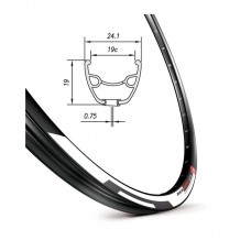 Обод Mach1 NEO DISC 26" 32 отв. для диск. торм, черный, AV, 450гр