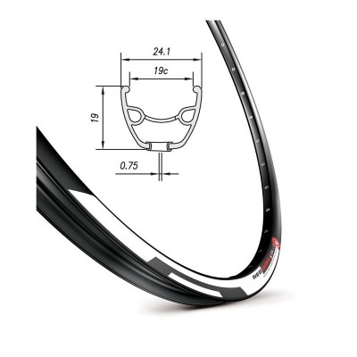 Обод Mach1 NEO DISC 26" 32 отв. для диск. торм, черный, AV, 450гр Обод Mach1 NEO DISC 26" 32 отв. для диск. торм, черный, AV, 450гр