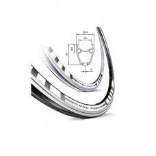 Обод Mach1 ROAD RUNNER 700C 36 отв. серебристый, FV/Presta, 500гр