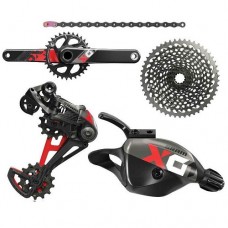 Групсет SRAM AM X01 EAGLE DUB 175 BOOST GROUPSET RED