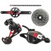 Групсет SRAM AM X01 EAGLE DUB 175 GROUPSET RED