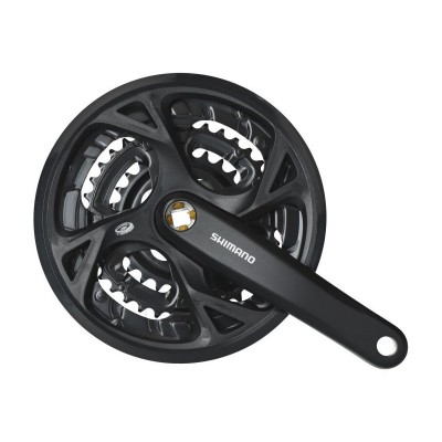 Шатуны Shimano FC-M371-3, 175мм, 48X36X26T, защита звезд, с болтами