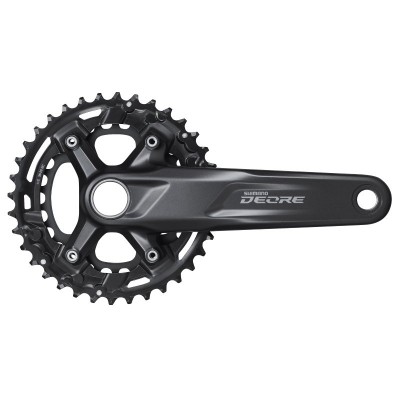 Шатуны Shimano FC-M5100-2 DEORE, интегрированная ось, 175мм 36x26 11-скор. CL-48.8мм без каретки