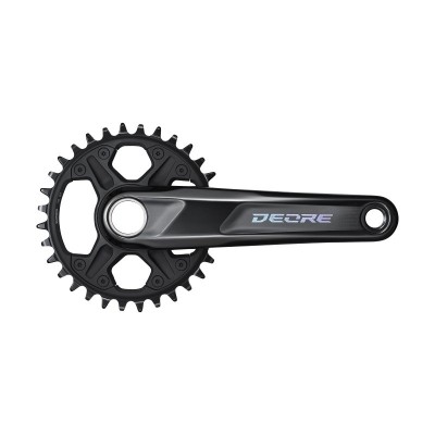 Шатуны Shimano FC-M6100-1 DEORE, интегрированная ось, 175мм 32T 12-скор. CL-52мм без каретки
