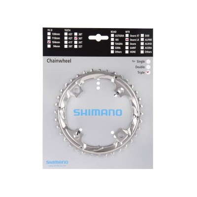 Звезда шатунов Shimano FC-M660 SLX, 36зуб. 9 скоростей