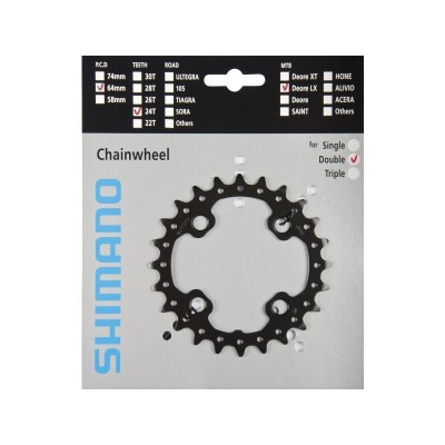 Звезда шатунов Shimano FC-M675 SLX, 24зуб. АM