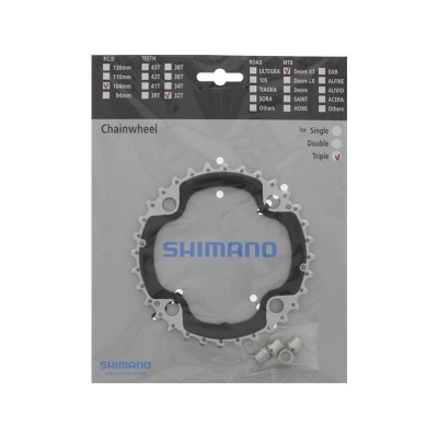 Звезда шатунов Shimano FC-M780 DEORE XT, 32зуб. АЕ, 10-скоростей
