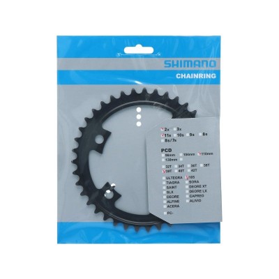 Звезда шатунов Shimano FC-R7000 105, 39зуб.-MW для 53-39T, черный