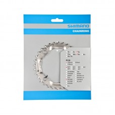 Звезда шатунов Shimano FC-M532 DEORE, 32зуб, 9 скоростей серебряная