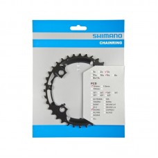 Звезда шатунов Shimano FC-M590 DEORE, 36зуб. черн, 9 скоростей