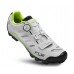 Велосипедные туфли МТБ FLR F-75 (+ носки.) белый / неоновый желтый
