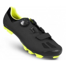 Велосипедные туфли МТБ FLR F-70 черный / неоновый желтый р.38