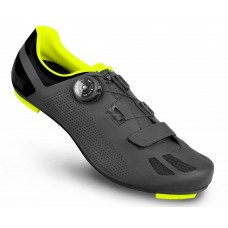 Велосипедные туфли шоссе FLR F-11 черный / неоновый желтый