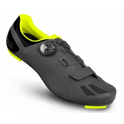 Велосипедные туфли шоссе FLR F-11 черный / неоновый желтый
