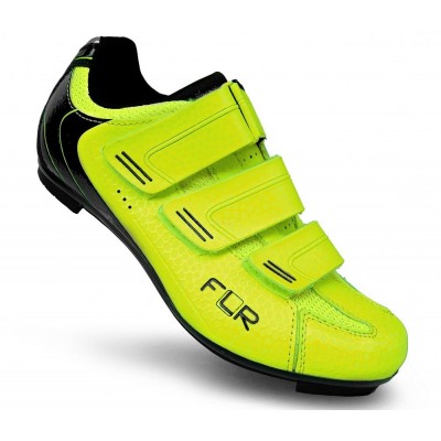 Велосипедные туфли шоссе FLR F-35 неоновый желтый