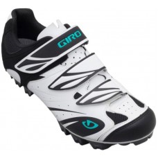 Велосипедные туфли МТБ женские Giro Riela W белый / черный / зеленый р.37