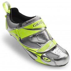 Велосипедные туфли триатлон женские Giro Facet Tri W серебряный / яркий желтый р.37.5