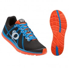 Беговая обувь PEARL iZUMi EM ROAD N1 v2, черный / красный / син, разм. 28.5см / EU45.0