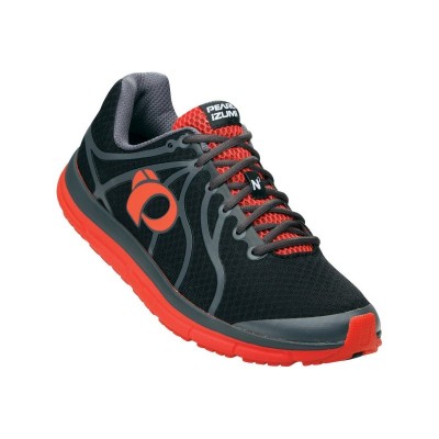 Беговая обувь PEARL iZUMi EM ROAD N2, черный / красный кол 10.0 / 28.0cm / EU44.0