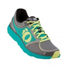 Беговая обувь женская PEARL iZUMi W EM ROAD M3, серый / зелен разм 7.5 / 24.0cm / EU38.5