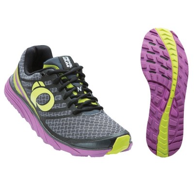 Беговая обувь женская PEARL iZUMi W EM TRAIL N1 v2, серый/ фиолет, разм. 23.5см / EU38.0