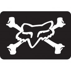 Наклейка FOX VICTORY 2" [BLACK]