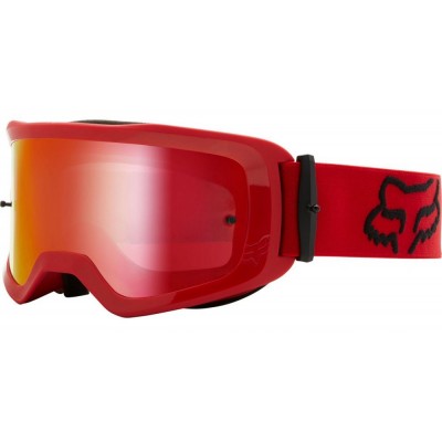 Мото очки FOX MAIN II STRAY SPARK GOGGLE [RED], Mirror Lens
