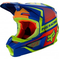 Детский мотошлем FOX YTH V1 MIPS OKTIV HELMET [Blue], YS